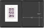 MUDOR Stamp Albums for Collectors, 1 Pockets Stamp Collection Book | 10 Sheets Stamp Pages, Black Stamp Collecting Supplies Starter Kit, Full Sheet Stamp Binder - Image 4