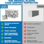 Trading Card Shipping Protectors - Premium Ultra Strong Plastic Inserts - 110 Pack - 3.5'' x 4.5'' - Image 3