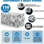 Trading Card Shipping Protectors - Premium Ultra Strong Plastic Inserts - 110 Pack - 3.5'' x 4.5'' - Image 4