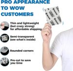 Trading Card Shipping Protectors - Premium Ultra Strong Plastic Inserts - 110 Pack - 3.5'' x 4.5'' - Image 7