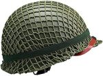 Perfect WW2 US Army M1 Green Helmet Replica with Net/Canvas Chin Strap DIY Painting - Image 4