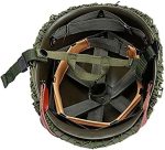 Perfect WW2 US Army M1 Green Helmet Replica with Net/Canvas Chin Strap DIY Painting - Image 5