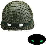 Perfect WW2 US Army M1 Green Helmet Replica with Net/Canvas Chin Strap DIY Painting - Image 6