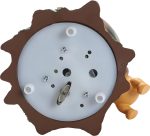 Pooh Bear Musical Snow Globe, Honey Scene, Resin and Glass, 5.5 in | Wind-up music box, hand-painted resin figure, glass globe, collectible display, holiday & birthday gift for fans - Image 5