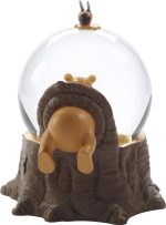 Pooh Bear Musical Snow Globe, Honey Scene, Resin and Glass, 5.5 in | Wind-up music box, hand-painted resin figure, glass globe, collectible display, holiday & birthday gift for fans - Image 6