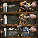 Golden Maple Miniature Paint Brushes Drybrush-10pcs Micro Detail Paint Brush Set, Small Fine Detail Brushes for Acrylic, Watercolors & Paint by Number, Figurine - Image 4
