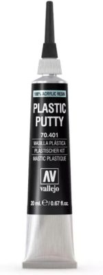 Vallejo - Plastic Putty 20 ml (0.67 fl.oz.) | White, Opaque, Consistent Finish - Image 3