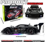 HTURCCOP 1:16 RC Drift Car 2.4GHz Spray 4WD LED Lights 30+KM/H High Speed Remote Control Car 2 Batteries 60Min Infinitely Variable Speed Drift Car Toys for Adults and Kids (Black 1:16) - Image 6
