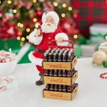 Kurt Adler Coca-Cola Santa with Delivery Cart, 10.5-Inch, Set of 2 | Officially Licensed Christmas Table Piece - Image 6