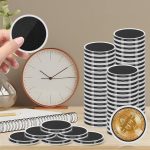 120 Pcs Silver Dollar Coin Holders, Clear Round Plastic Coin Cases with Adjustable Sponge Gasket (17-40mm), Coin Protectors for Collectors, Rare Coins, Black - Image 7