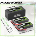 OVONIC 6000mAh 80C 2S 7.4V Lipo Battery Hardcase with Dean-Style T Connector for 1:8 Scale RC Car, RC Airplane, RC Helicopter, RC Boat (2 Pack) - Image 7