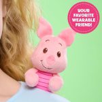 Disney Winnie the Pooh Perch'd Shoulder Plush Piglet Stuffed Animal | 4.75-inch, Wearable Plushie, Soft Toy for Fans, Girls, Boys, Kids, Ages 3 and Up, by Just Play - Image 4