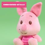 Disney Winnie the Pooh Perch'd Shoulder Plush Piglet Stuffed Animal | 4.75-inch, Wearable Plushie, Soft Toy for Fans, Girls, Boys, Kids, Ages 3 and Up, by Just Play - Image 5