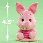 Disney Winnie the Pooh Perch'd Shoulder Plush Piglet Stuffed Animal | 4.75-inch, Wearable Plushie, Soft Toy for Fans, Girls, Boys, Kids, Ages 3 and Up, by Just Play - Image 6
