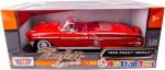 Motor Max 1:24 W/B American Classics 1958 Chevrolet Impala Convertible Diecast Vehicle for unisex-children, Red - Image 9
