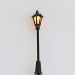 10pcs 70mm Model Railway Antique Lamp Garden Street Light HO OO TT Scale 1:100 New - Image 4