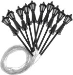 10pcs 70mm Model Railway Antique Lamp Garden Street Light HO OO TT Scale 1:100 New - Image 5