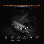 XC E4990 Sensored Brushless Motor for RC Car,3-8S Lipo 1650KV,IP67 Water Proof,Applicable to:1/6 1/7 On-Road,Short Course Monster - Image 4