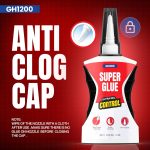 Micro Precise Super Glue Gel 6g x 2 PCs Ultimate Micro-Dispensing for No-Mess Repairs, Non-Drip Ca Glue, Superglue Gel Multipack Bonds in Seconds - Image 3