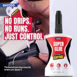Micro Precise Super Glue Gel 6g x 2 PCs Ultimate Micro-Dispensing for No-Mess Repairs, Non-Drip Ca Glue, Superglue Gel Multipack Bonds in Seconds - Image 4