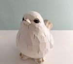NEW White Modern Farmhouse Bird Figurine, Bird Statue Sculpture - Carved Rustic Distressed Animal Bird Ornaments - Home Decor Accents Collectible Bird Figurine | Spring - Image 5