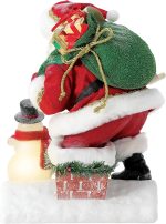 Department 56 Possible Dreams Christmas Traditions Santa Please Stop Here Light Up Figurine, 10.5 Inch, Multicolor - Image 4