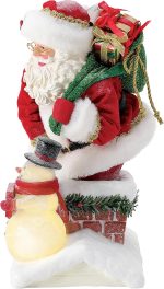 Department 56 Possible Dreams Christmas Traditions Santa Please Stop Here Light Up Figurine, 10.5 Inch, Multicolor - Image 5