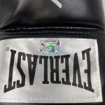 Autographed/Signed Mike Tyson Black Everlast Boxing Glove Athlete Hologram COA - Image 3