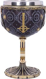 Nemesis Now Ghost Papa Emeritus III Gold Goblet, Hand-Painted Resin, Stainless Steel Insert, Officially Licensed Collectible Merchandise - Image 5