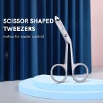 3Pcs Professional Scissor Tweezers with Handles | Stainless Steel, Larger Grabbing Surface Area, Precision Eyebrow Tweezers, for Women and Men Facial Hair, No Hair Breakage - Image 8