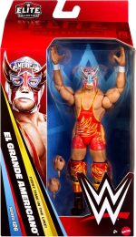 Mattel WWE Elite El Grande Americano Action Figure & Accessories | Series #126 Set, 6-inch Collectible El Grande Americano with 25 Articulation Points & Swappable Hands​ - Image 3