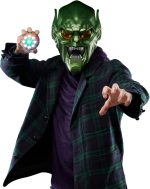 Marvel Legends Series Green Goblin Premium Roleplay Helmet, Spider-Man: No Way Home Adult Collectible Roleplay Gear | Marvel Legends Gear Life Size Prop Replica - Green Goblin Helmet - Image 8