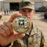 250th Anniversary U.S. Army Commemorative Coin Double-Sided High Relief Design 1775-2025 Military Collector Coin Veteran Gift Patriotic Metal Challenge Coin (Army) - Image 7