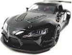 KiNSMART Toyota GR Supra Concept Racing Edition 1/36 Scale Diecast Race Car (Black) - Image 3
