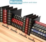 LETVPVOW Vintage Hardback 3 Ring Binder 2 Inch, Professional Leather Binders 2 Inch D Ring, Holds 400 Sheets Capacity 2 Pack - Dark Red - Image 7