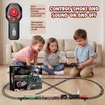 Hot Bee Train Set - Train Toys for Boys w/Smokes, Lights & Sound | 3 - Image 5