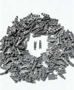 Classic Dark Gray Ball Joints Bulk, Plate Special 1x2 with 5.9mm End Cup and Towball 100 Piece, Compatible with Lego Parts and Pieces(Dark Gray) - Image 3
