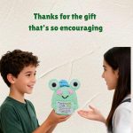 Adorable Mini Handmade Frog Gift for Women,Bestie, Best Friend Forever, Sister Birthday Present | Inspirational Positive Gift Ideas for Christmas, Thanksgiving, Valentine's Day & More - Image 3