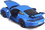 Maisto - 1/18 Scale Model Compatible with Porsche 911 GT3 2022 Die-Cast Scale Model Sports Car Miniature (Blue) - Image 4