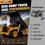 Remote Control Dump Truck RC Truck Construction Vehicle Truck Toys with Rechargeable Battery for Toddlers Kids Boys and Girls - Image 3