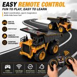 Remote Control Dump Truck RC Truck Construction Vehicle Truck Toys with Rechargeable Battery for Toddlers Kids Boys and Girls - Image 5