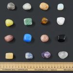 PIBEX Gemstone Collection - 16 PCS Polished Gems & Crystals (1-Inch / 2-3 cm), STEM Geology Kit with Guidebook, 54 ID Cards & Transparent Display Case, Rock Science Gift for Kids Ages 6+ - Image 5