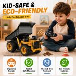 Remote Control Dump Truck RC Truck Construction Vehicle Truck Toys with Rechargeable Battery for Toddlers Kids Boys and Girls - Image 7