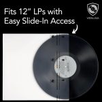 12″ Premium Vinyl Record Inner Sleeves (100 Pack) | Anti-Static HDPE Rice Paper, Durable Clear Acid-Free, Protects from Moisture, Dust & Scratches, Premium LP Covers - Image 8