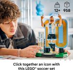 LEGO Editions Lionel Messi – Soccer Legend - Building Set for Boys & Girls, Ages 12+ - Collectible Soccer Gift with Plaque - Kids Bedroom or Shelf Decor - 43015 - Image 3