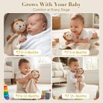 Pro Goleem Lion Security Blanket, Soft Lovey Unisex Lovie Baby Gift for Newborn Boys and Girls Snuggle Toy Stuffed Animal 16 Inch - Image 7