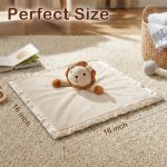 Pro Goleem Lion Security Blanket, Soft Lovey Unisex Lovie Baby Gift for Newborn Boys and Girls Snuggle Toy Stuffed Animal 16 Inch - Image 8