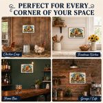 Live Today Like You're Getting Fried Tomorrow Funny Chicken Metal Tin Sign, 8x12 Inch Retro Farmhouse Decor, Humorous Wall Art for Chicken coop farm, Home, Bar, Garage, Cafe - Image 8