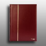 Prophila Stamp Album Stockbook 60 White Sides, Padded Red Cover - Image 3