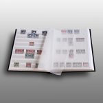 Prophila Stamp Album Stockbook 60 White Sides, Padded Red Cover - Image 4